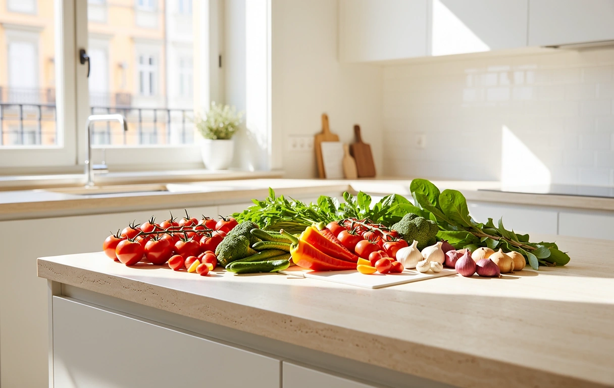 Educazione alimentare e ingredienti freschi